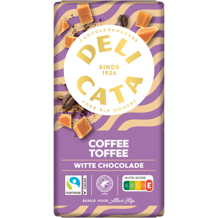 Delicata Choco Blanc Coffee Toffee 150g