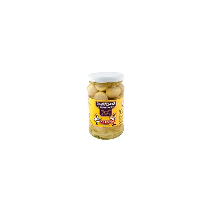 Pieczarki Marynowane - Champignons Aigres Doux Bocal 300g Polonia