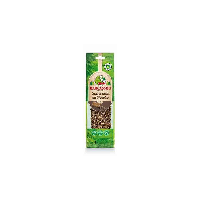 Marcassou Saucisson Ardenne au Poivre 225g
