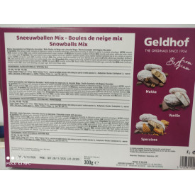 Boules de Neige Mix (Moka-Vanille-Spéculoos)  300g Geldhof