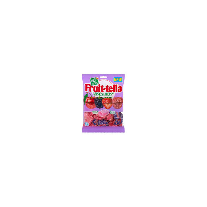 Fruit'Tella Cerise & Baies Rouges 200g