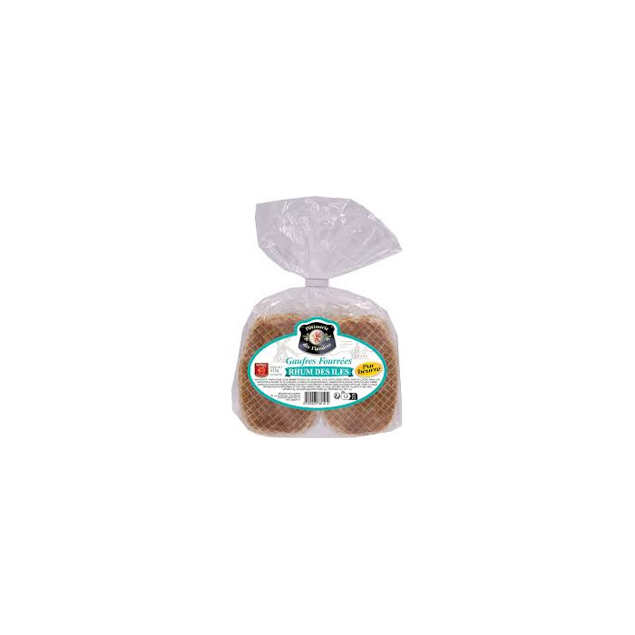 Gaufres Fourrées Rhum des Iles x10 Pâtisserie des Flandres