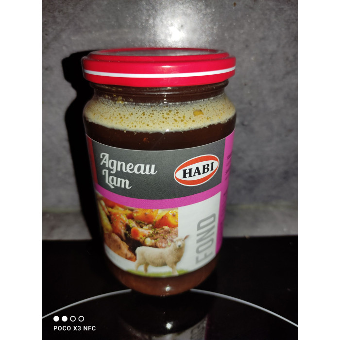 Fond d'Agneau "PROMO" Bocal 350ml Habi