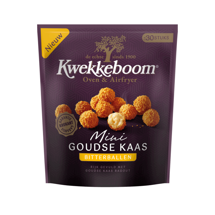 Boulettes Fromage Gouda MINI 255g (+/- 30pcs) Kwekkeboom