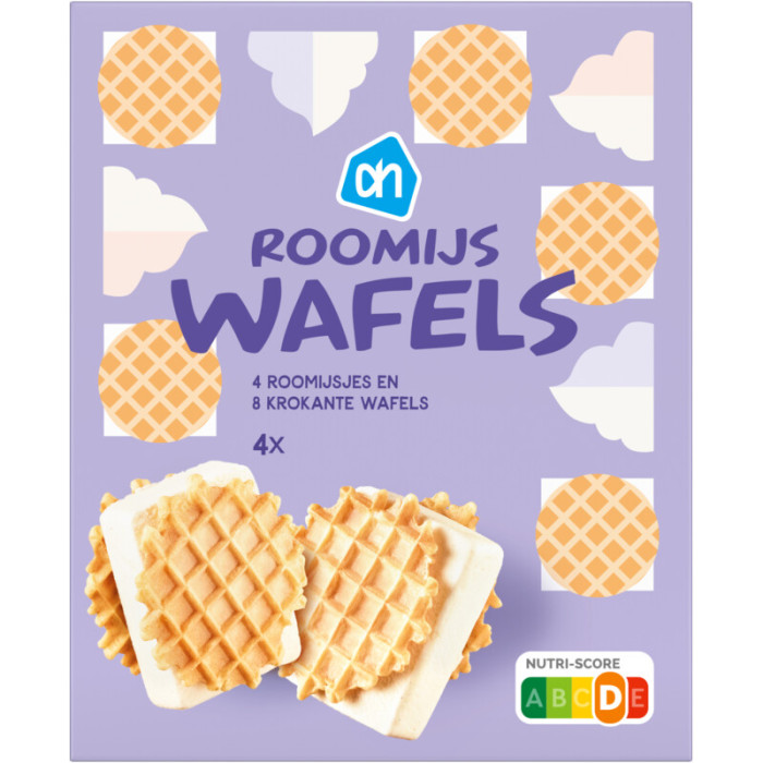 Gaufres glacées Vanille (4x65g) AH