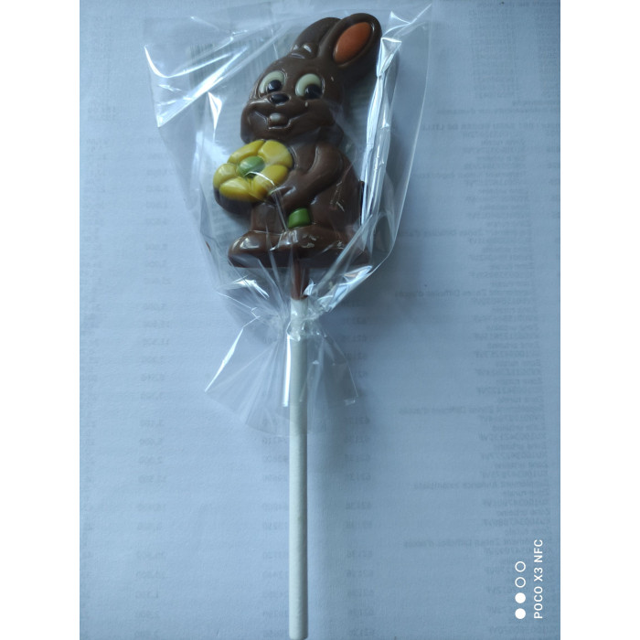Pâques Sucette "Lapin" chocolat au Lait 20g
