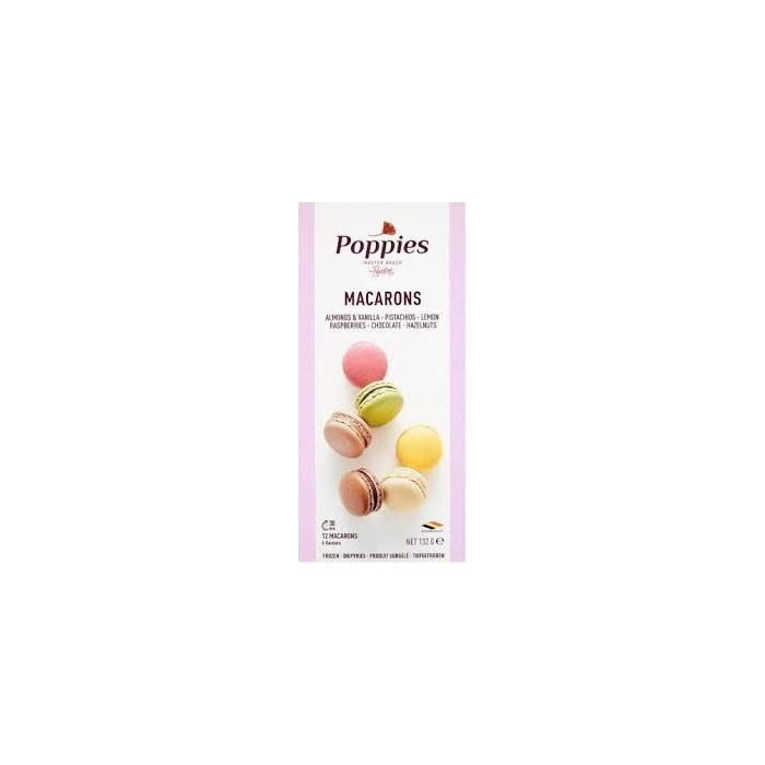 Macarons (6 saveurs) 12 x 11g Poppies