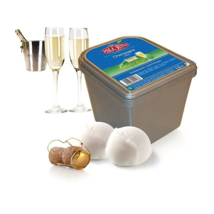 Sorbet Champagne 2.5 L (25 boules) Pagotini