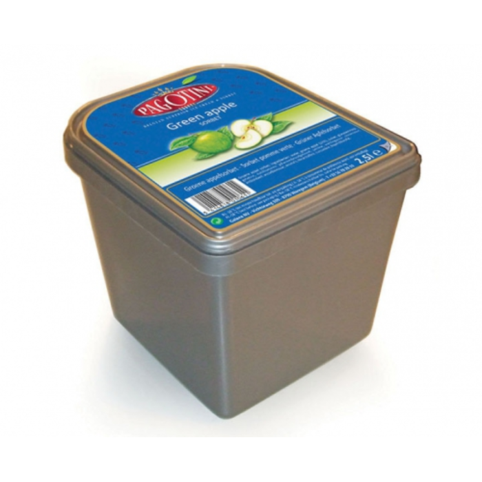 Sorbet Pomme Verte 2.5 L (25 boules) Pagotini