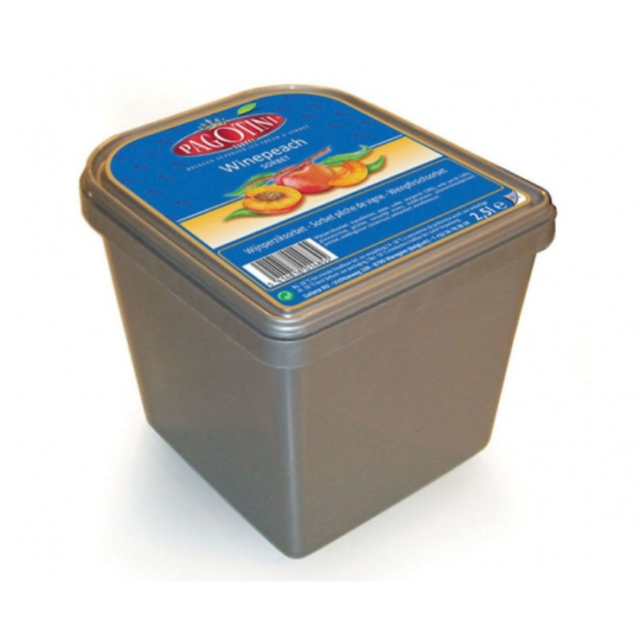 Sorbet Pêche de Vigne 2.5 L (25 boules) Pagotini