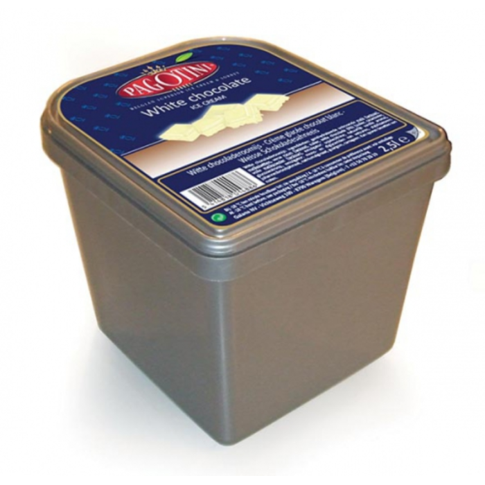 Glace Choco Blanc 2.5 L (25 boules) Pagotini