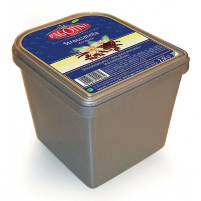 Glace Stracciatella 2.5 L (25 boules) Pagotini