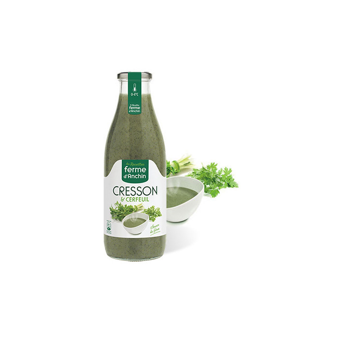 Soupe Fraiche Cresson & Cerfeuil 98.5cl Ferme d'Anchin