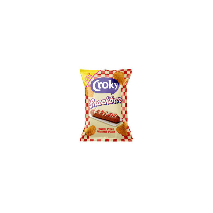Chips Saveur Fricadelle 130g Croky