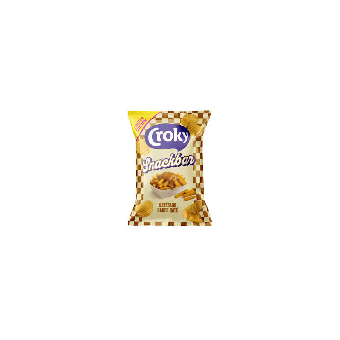 Chips Saveur Frites au Saté 130g Croky