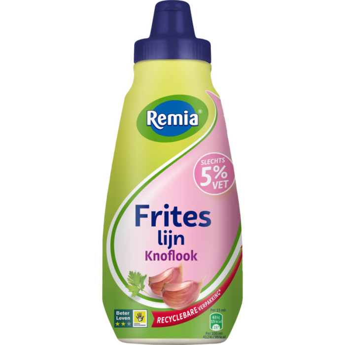 Sauce Frites à l'Ail Allégée 'Lijn" Rémia Tube 350ml