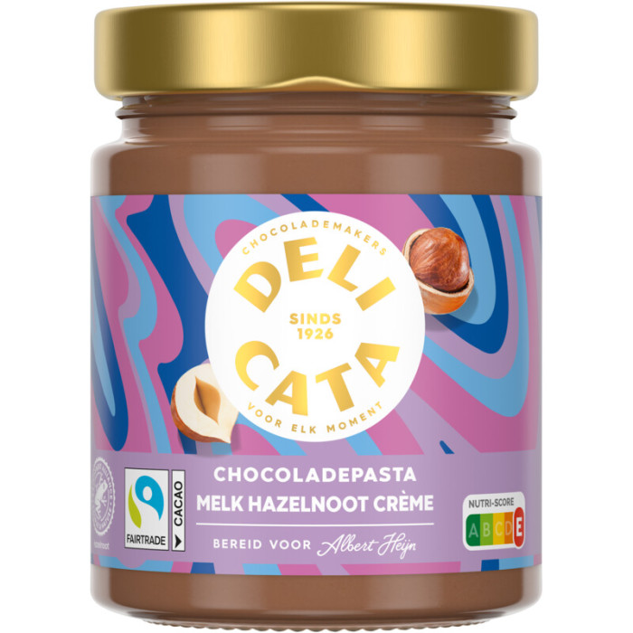 Pâte à Tartiner Chocolat Lait & Noisettes 330g Délicata