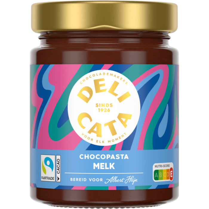 Pâte à Tartiner Chocolat Lait 330g Délicata