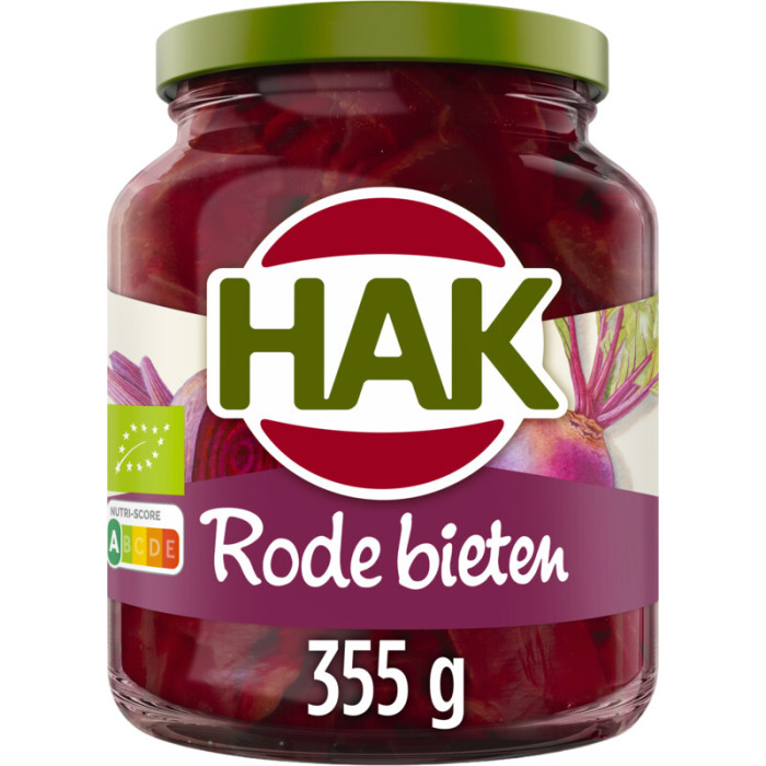 Betteraves Rouges BIO Aigre Doux 355g Hak