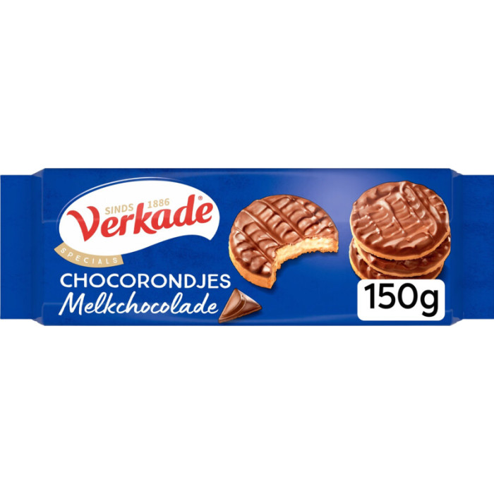 Biscuits Rond Chocolat au Lait 150g Verkade