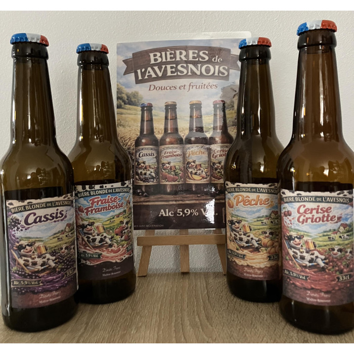 Bière de l'Avesnois Fraise Framboise 33cl