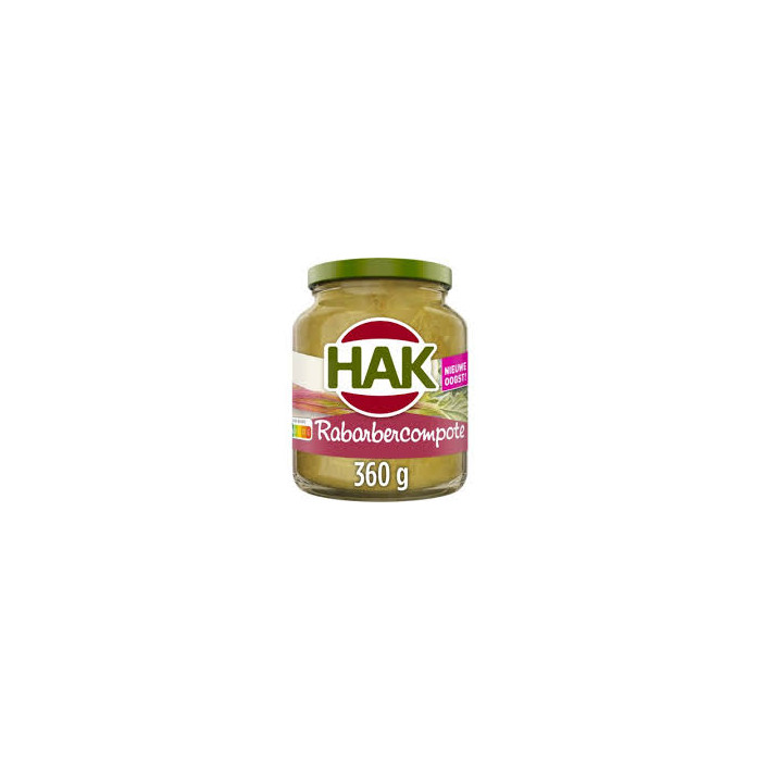 Compote de Rhubarbe 360g Hak