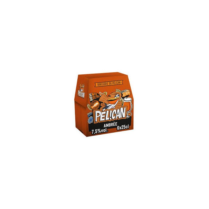 Bière Pélican Ambrée Pack 6 x 25cl