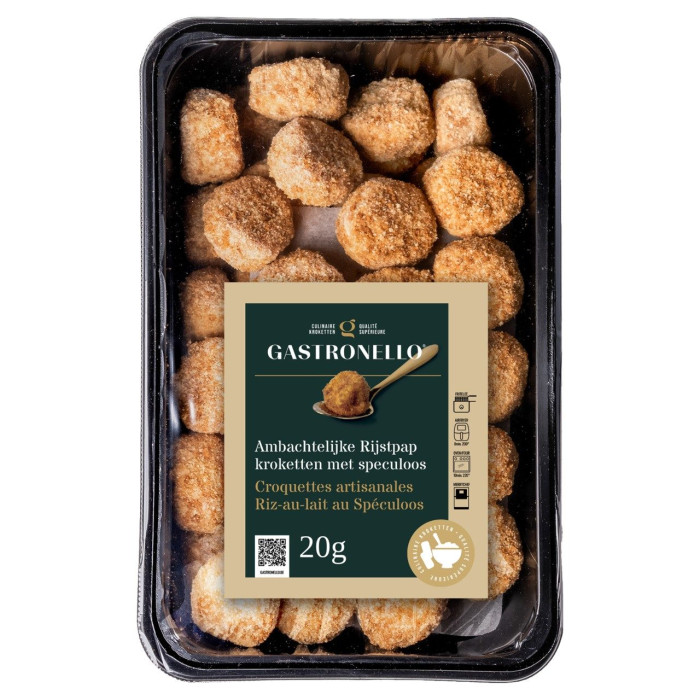 Croquettes sucrées Riz au Lait & Spéculoos 60 x 20g Gastronello