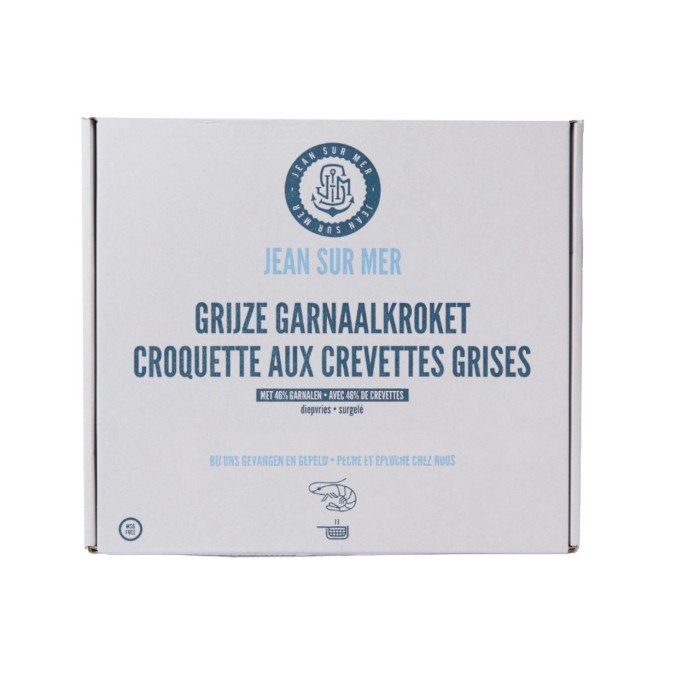 Croquettes Crevettes Grises 46% 20 x 80g Jean de la Mer