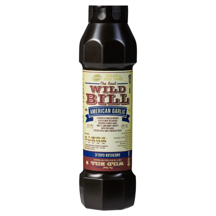 Sauce Burger & Grill "American Garlic" Will Bill Rémia Tube 800ml