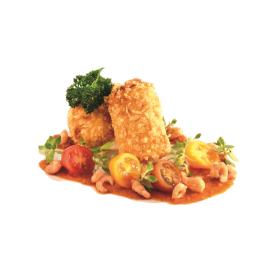 Croquettes Crevettes Grises 32% "Panure Panko" 20 x 65g Gastronello