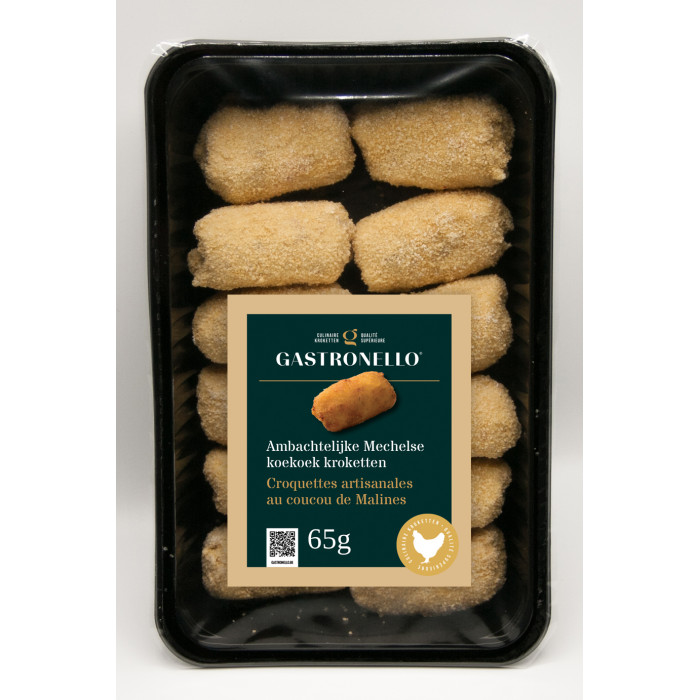 Croquettes Poulet Coucou de Malines 12 x 65g Gastronello
