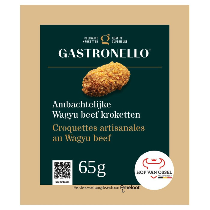 Croquettes Boeuf Wagyu 12 x 65g Gastronello