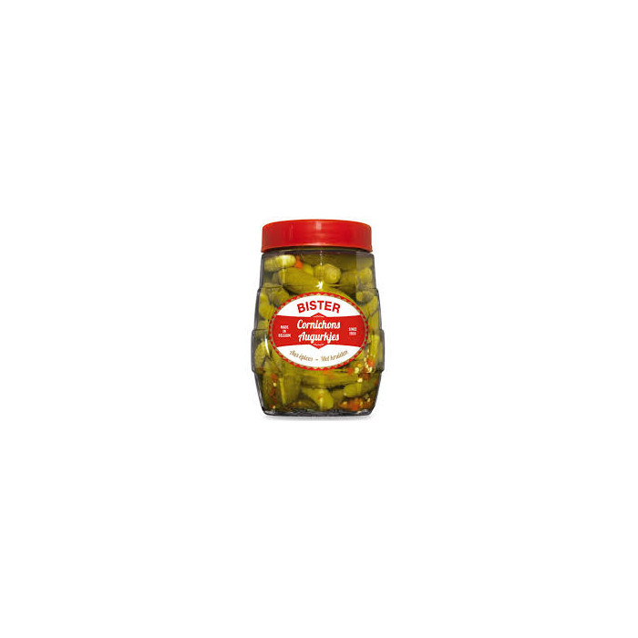 Cornichons Extra Fins aux Epices Bocal 250g Bister