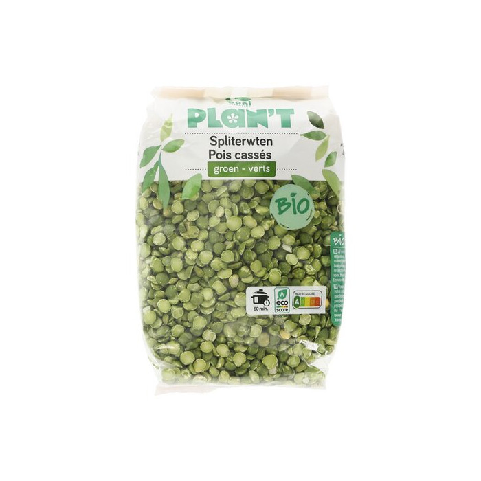 Pois Cassés verts BIO 500g Boni