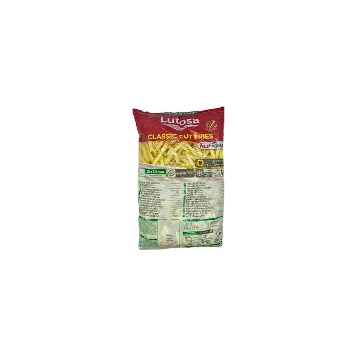 Frites Belges "Classic Cut Fries" Fraîches Précuites (10x10) 5kgs