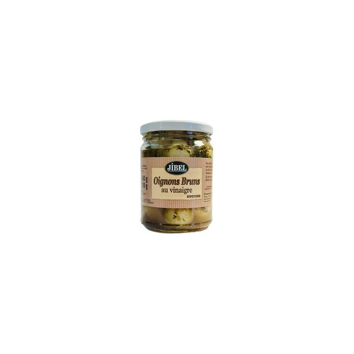 Oignons Bruns Vinaigre 460g Jibel