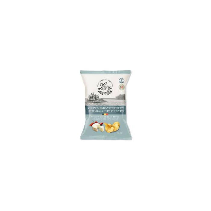 Chips Chêvre Piment d'Espelette 125g Lucien