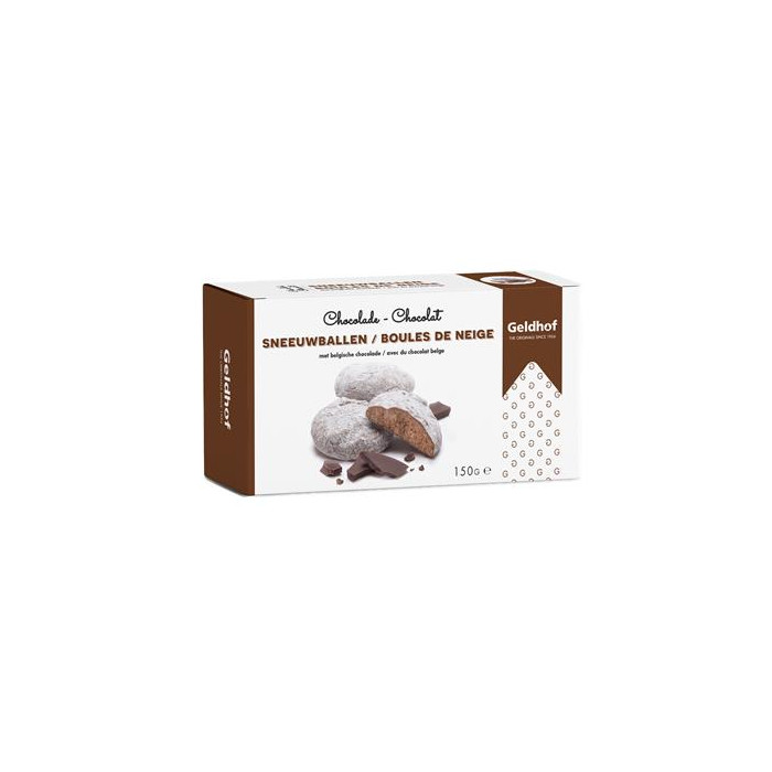 Boules de Neige Chocolat 150g Geldhof