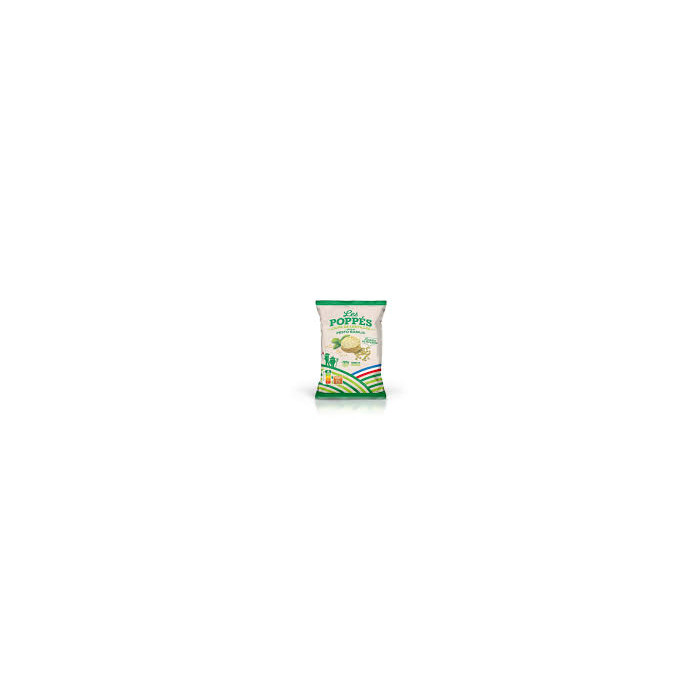 Chips de Lentilles Saveur Pesto Basilic 65g Poppes