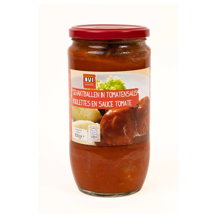 Boulettes Viande à la Tomate Ovi 800g Bocal