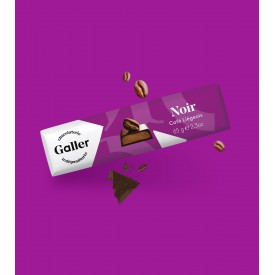 Galler Chocolat Noir Café Liégeois Barre 65g DLC 24/07/2026