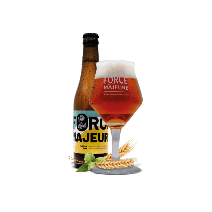 Bière Force Majeure Blonde Sans Alcool 33cl
