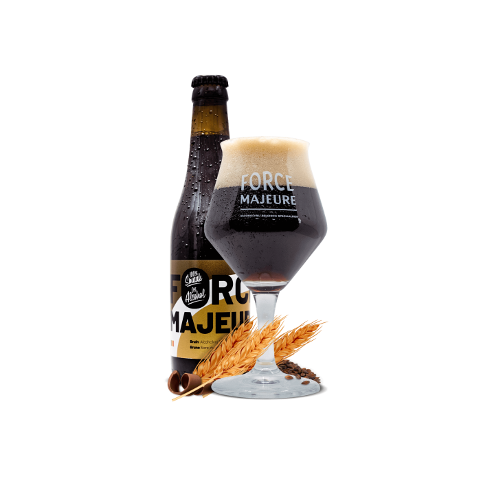 Bière Force Majeure Double Brune Sans Alcool 33cl