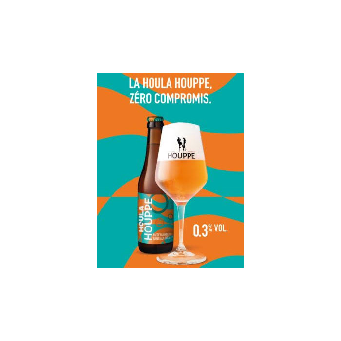 Bière Houla Houppe Blonde Sans Alcool 33cl