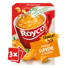 Soupe Suprême de Potiron Crunchy Royco (3 Sachets) DLC 28/09/2026