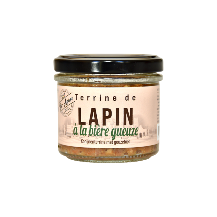 Terrine Lapin à la Bière Gueuze 90g Be Apéro
