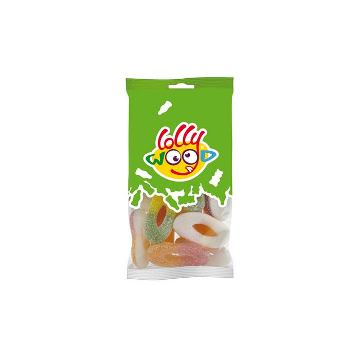 Anneaux Fruits Acidulés 110g Lolly