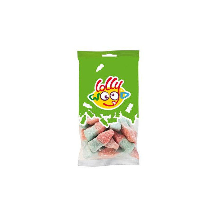 Bouteilles Bubble Gum Citriques 110g Lolly
