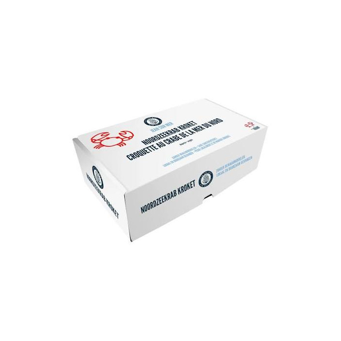 Croquettes Crabe de la Mer du Nord 33% 12 x 65g Jean de la Mer